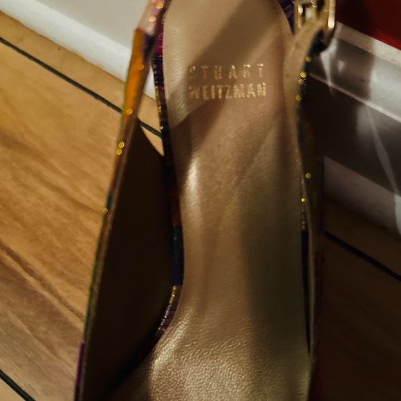 Stuart Weitzman multi colored wedge. New without tags.  Never worn. - Picture 6 of 6
